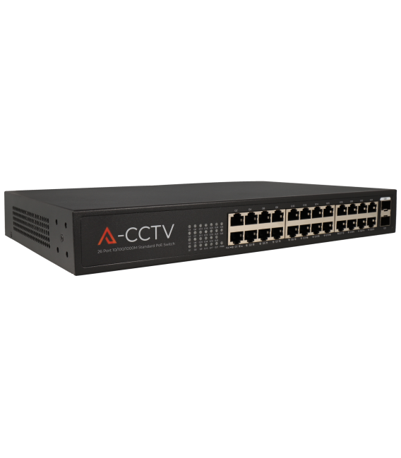  26 ports switch with 24 PoE ports