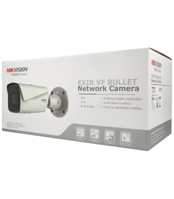 Telecamera HIKVISION bullet ip da 8 megapíxeles e ottica zoom ottico 