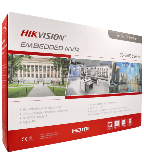 HIKVISION PRO ip recorder of 8 channel and 32 mpx resolution