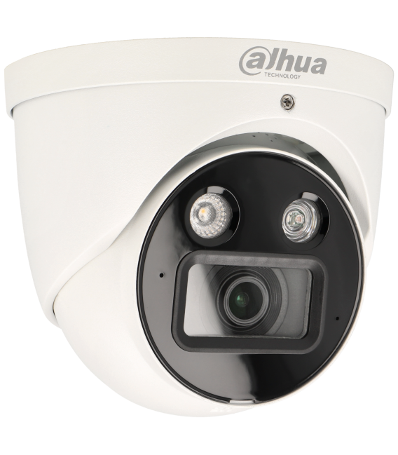C​améra DAHUA mini-dôme ip avec 4 megapixels et objectif  