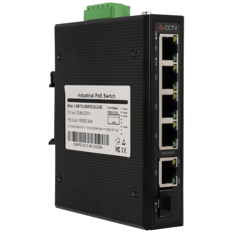 A-CCTV 6 ports switch with 4 PoE ports