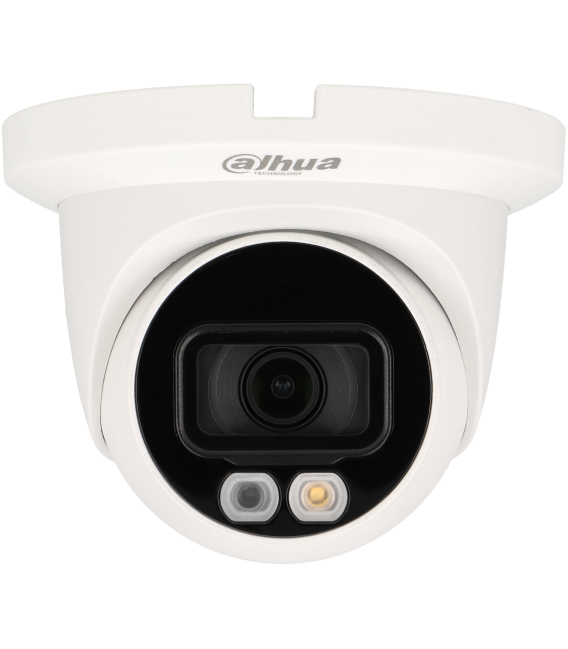 C​améra DAHUA mini-dôme ip avec 8 megapíxeles et objectif fixe 