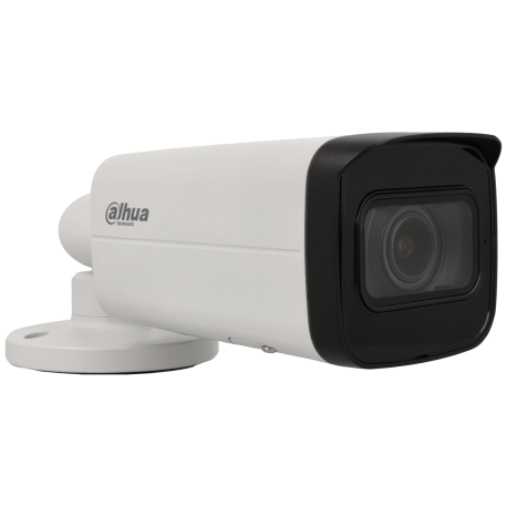 DAHUA bullet ip camera of 8 megapíxeles and optical zoom lens
