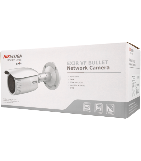 Cámara HIKVISION bullet ip de  y óptica varifocal motorizada (zoom) 