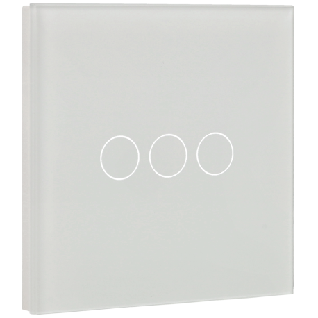 A-SMARTHOME single switch panel with 3 buttons