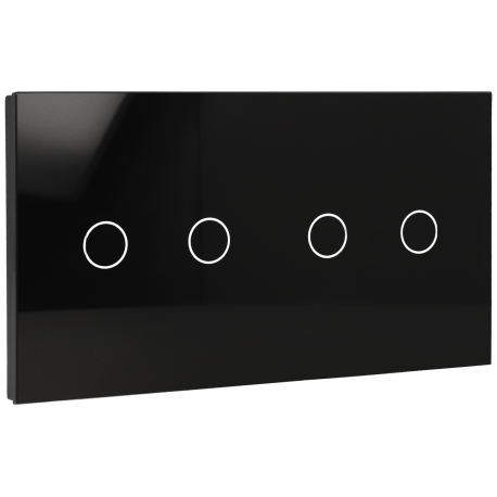 A-SMARTHOME double switch panel with 4 buttons