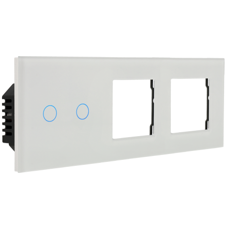 Kit con panel triple e interruptor A-SMARTHOME