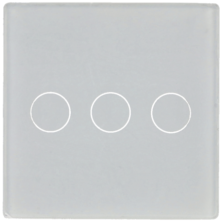 Panneau de commutation simple avec 3 boutons A-SMARTHOME
