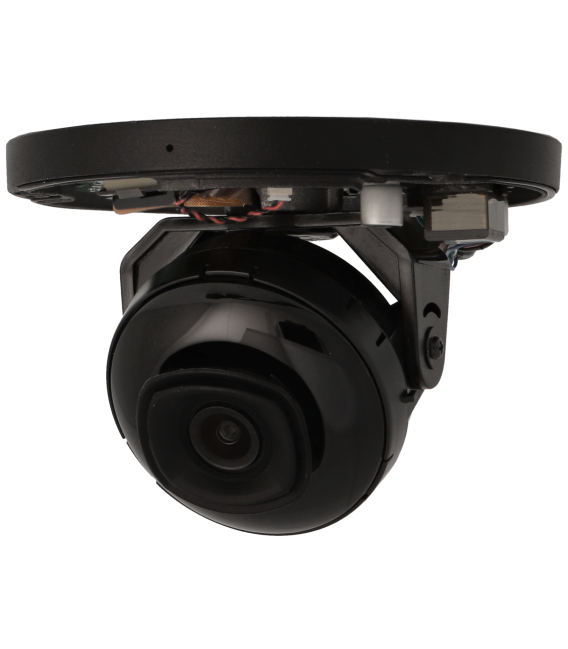 C​améra DAHUA mini-dôme ip avec 4 megapixels et objectif fixe 