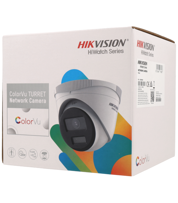 HIKVISION minidome ip camera of 4 megapixels and  lens