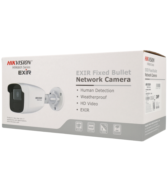 Cámara HIKVISION bullet ip de 2 megapíxeles y óptica  