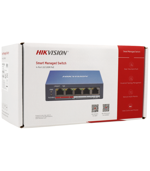 HIKVISION PRO 5 ports switch with 4 PoE ports