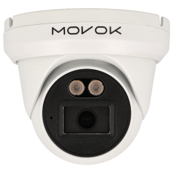 Cámara MOVOK minidomo ip de 4 megapíxeles y óptica fija 