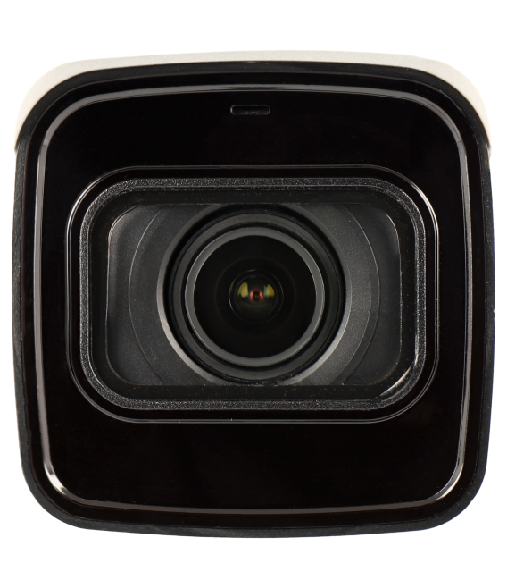 Câmara  bullet ip de 5 megapixels e lente zoom óptico