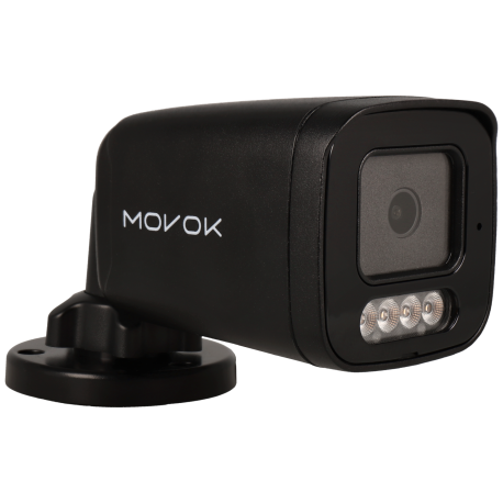 Telecamera MOVOK bullet ip da 3 megapíxeles e ottica fissa 