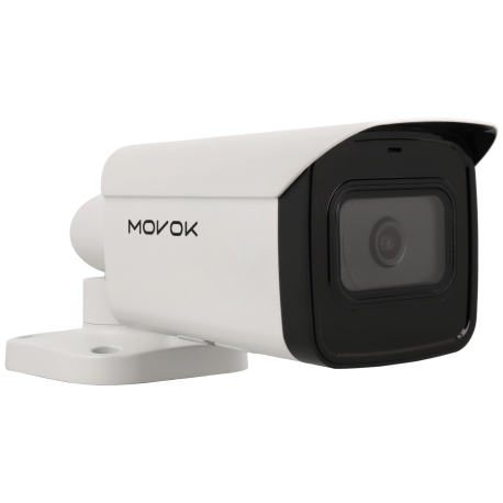 Telecamera MOVOK bullet ip da 8 megapíxeles e ottica fissa 
