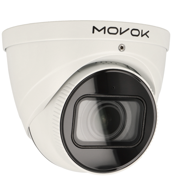 Cámara  minidomo ip de 8 megapíxeles y óptica varifocal motorizada (zoom) 