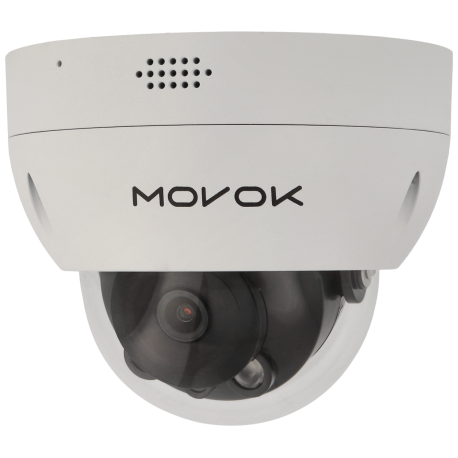 C​améra MOVOK mini-dôme ip avec 8 megapíxeles et objectif fixe 