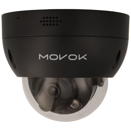 Telecamera MOVOK minidome ip da 8 megapíxeles e ottica fissa 