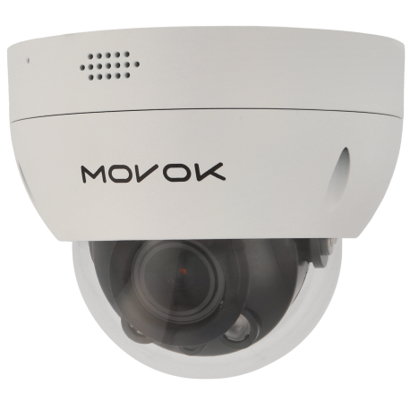 Cámara MOVOK minidomo ip de 8 megapíxeles y óptica varifocal motorizada (zoom) 
