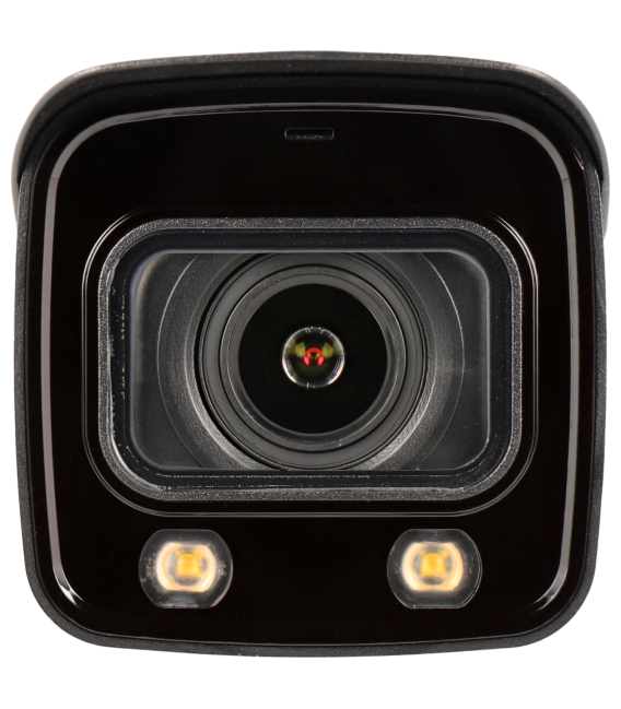 Câmara  bullet ip de 5 megapixels e lente zoom óptico