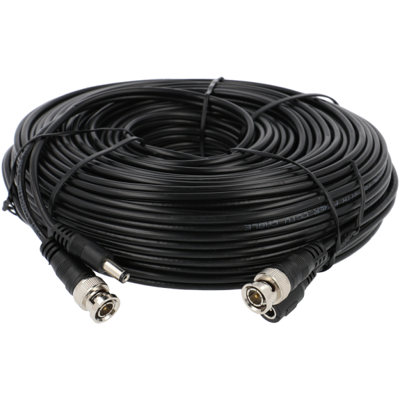 Cable  combinado coaxial / alimentación de 30 m