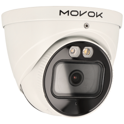 Telecamera MOVOK minidome ip da 5 megapixel e ottica fissa 