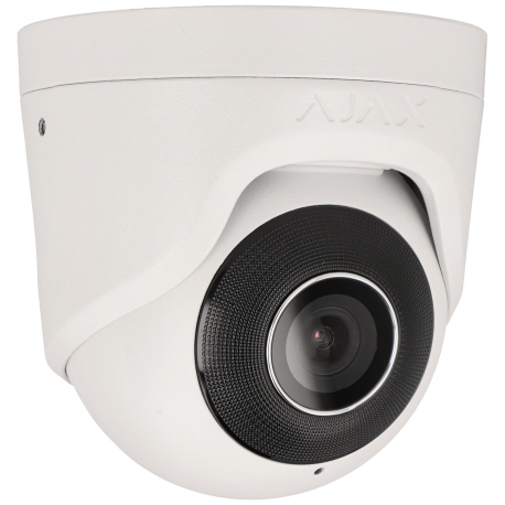 C​améra AJAX mini-dôme ip avec 5 megapixels et objectif fixe 