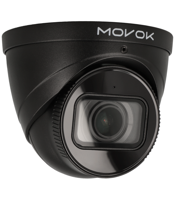 MOVOK minidome ip camera of 8 megapíxeles and optical zoom lens