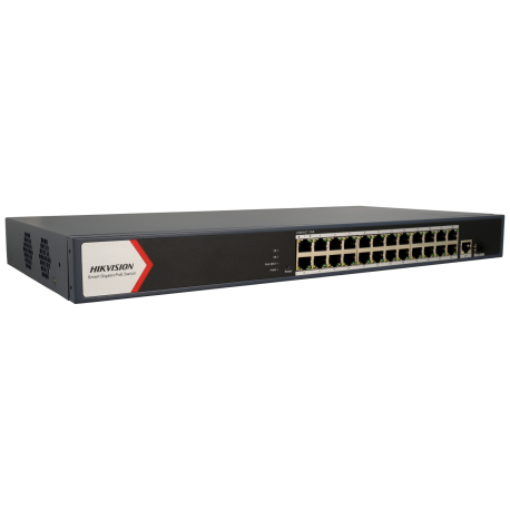 HIKVISION PRO 26 port Cloud Switch mit 24 PoE-Ports