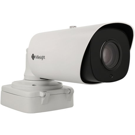 MILESIGHT license plate reading (anpr) ip camera of 4 megapixels and optical zoom lens