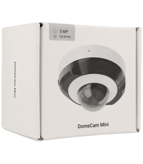 AJAX minidome ip camera of 5 megapixels and fix lens