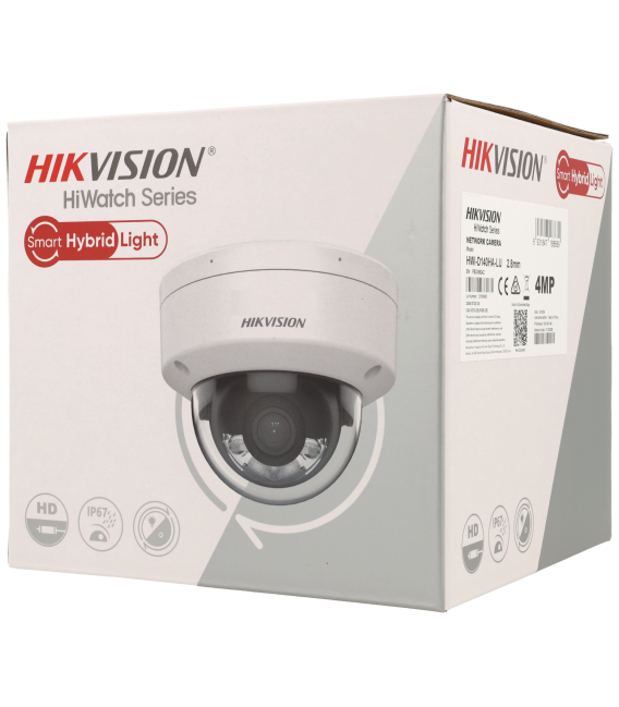 C​améra HIKVISION mini-dôme ip avec 2 megapixels et objectif fixe 