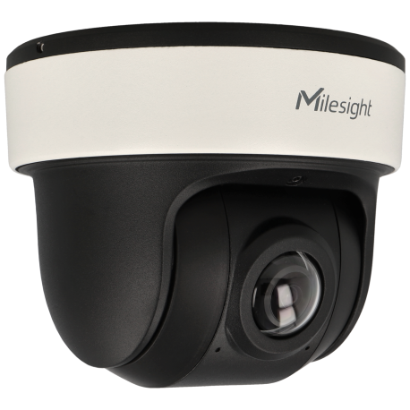 C​améra MILESIGHT mini-dôme ip avec 8 megapíxeles et objectif fixe 