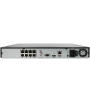 Grabador ip HIKVISION de 8 canales y 8 mpx de resolución con 8 puertos PoE