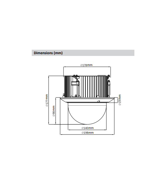 Cámara DAHUA ptz ip de 2 megapíxeles y óptica varifocal motorizada (zoom) 