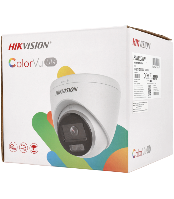 HIKVISION PRO minidome ip camera of 4 megapixels and fix lens