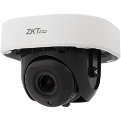 Cámara ZKTECO minidomo ip de 2 megapíxeles y óptica varifocal motorizada (zoom) 