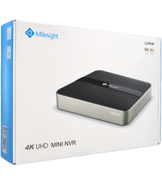 MILESIGHT ip recorder of 8 channel and 8 mpx resolution
