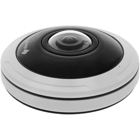 Cámara MILESIGHT fisheye ip de 8 megapíxeles y óptica fija 