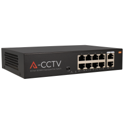  10 ports switch with 8 PoE ports