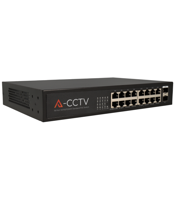  18 ports switch with 16 PoE ports