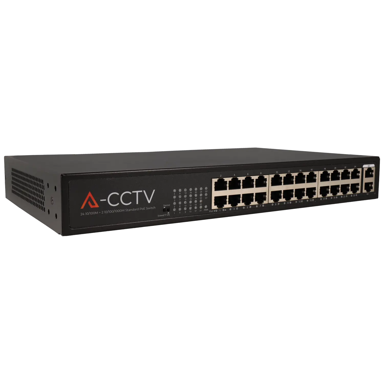 26 ports switch with 24 PoE ports